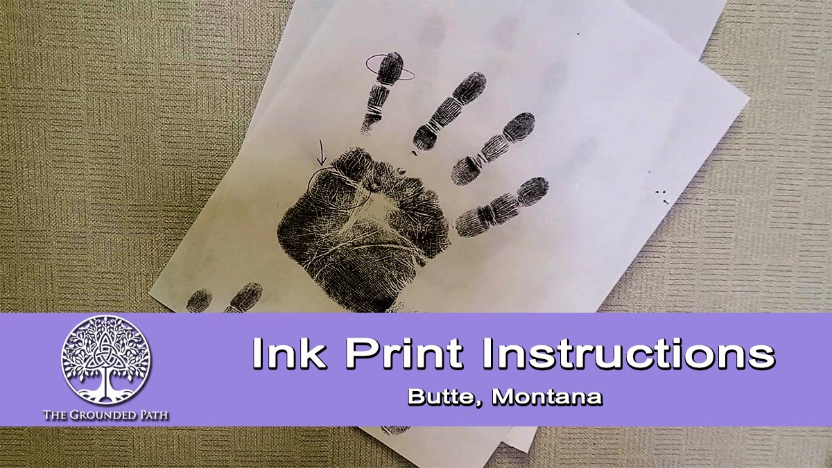 How To Ink Print Your Hand Print For Hand Analysis